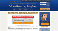 Desktop Screenshot of customwriting-service.com